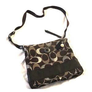 Black Coach Crossbody Purse